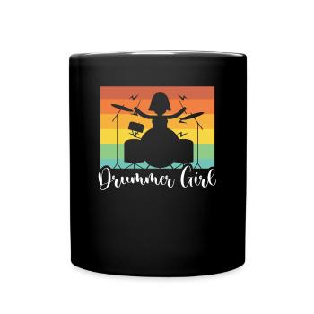 Batteur dans un groupe | Batteur, Musicien - Mug uni - noir - Devant