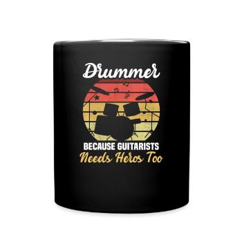 Batteur dans un groupe | Batteur, Musicien - Mug uni - noir - Devant