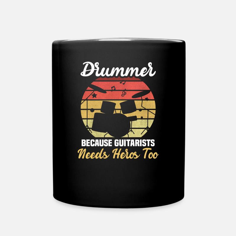 Batteur dans un groupe | Batteur, Musicien - Mug uni - noir