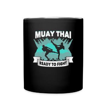 Muay Thai Arts Martiaux Muay Thai Entraîneur Muay Thai Muay Thai - Mug uni - noir - Devant