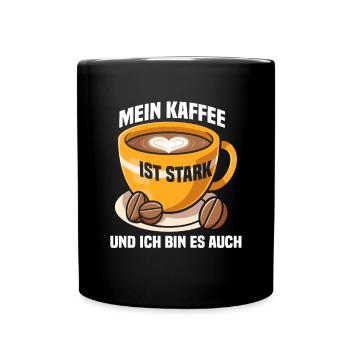 Ich Mag Kaffee Geschenkideen Kaffeeliebhaber - Tasse einfarbig - Schwarz - Vorne