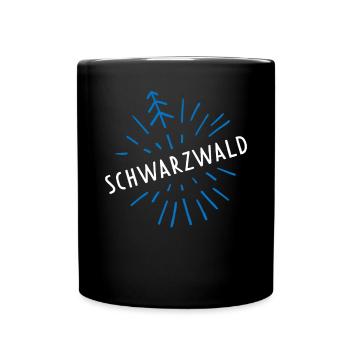 Schwarzwald Landleben Markgräflerland Freiburg - Tasse einfarbig - Schwarz - Vorne