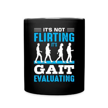 PT Physiotherapie Physiotherapeutin Job - Tasse einfarbig - Schwarz - Vorne