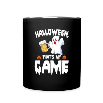 Halloween That's My Game - Halloween Ghost Hallowe - Full Colour Mug - black - Front