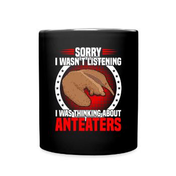 Thought of anteater Anteater - Full Colour Mug - black - Front