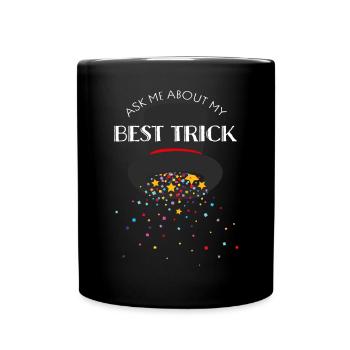 Chapeau de sorcier, illusionniste, tours de magie, magicien amateur - Mug uni - noir - Devant