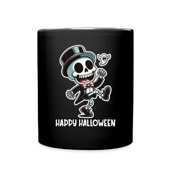 Boogie Bones: Ein Halloween-Skelett-Jamboree - Tasse einfarbig - Schwarz - Vorne