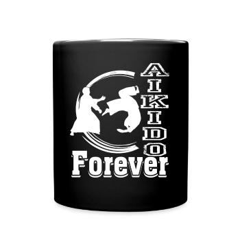 Aikido Aikido Forever - Full Colour Mug - black - Front