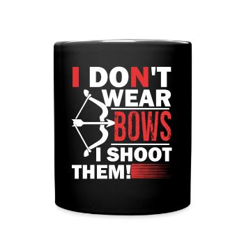Archery Archery I Shoot Them - Full Colour Mug - black - Front