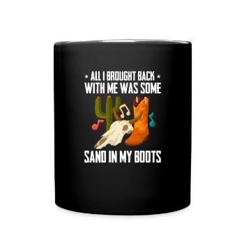 Cow-boy - Mug uni - noir - Devant