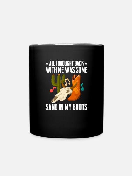 Cowboy - Tasse einfarbig - Schwarz