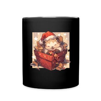 Chiens, Noël, Amoureux Des Chiens, Animal De Compagnie, Chien - Mug uni - noir - Devant