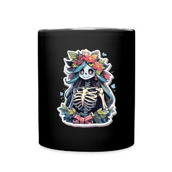 Skeleton Skull Skull Skull Skulls - Full Colour Mug - black - Front