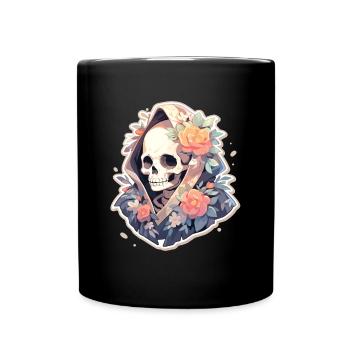 Skeleton Skull Skull Skull Skulls - Full Colour Mug - black - Front