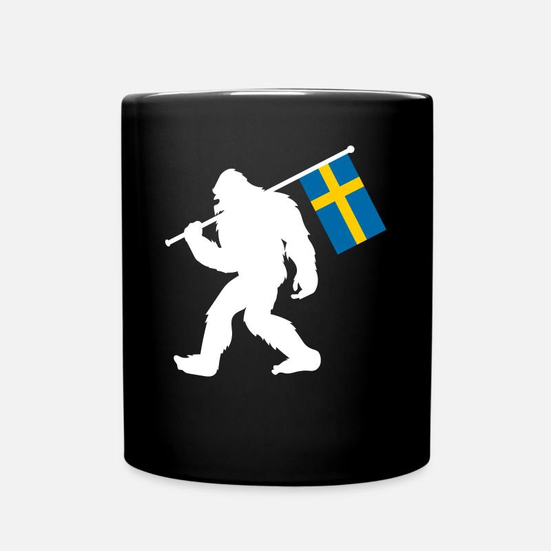 Schweden - Tasse einfarbig - Schwarz