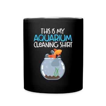 Aquarium - Mug uni - noir - Devant