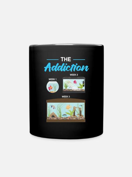 Aquarium - Tasse einfarbig - Schwarz