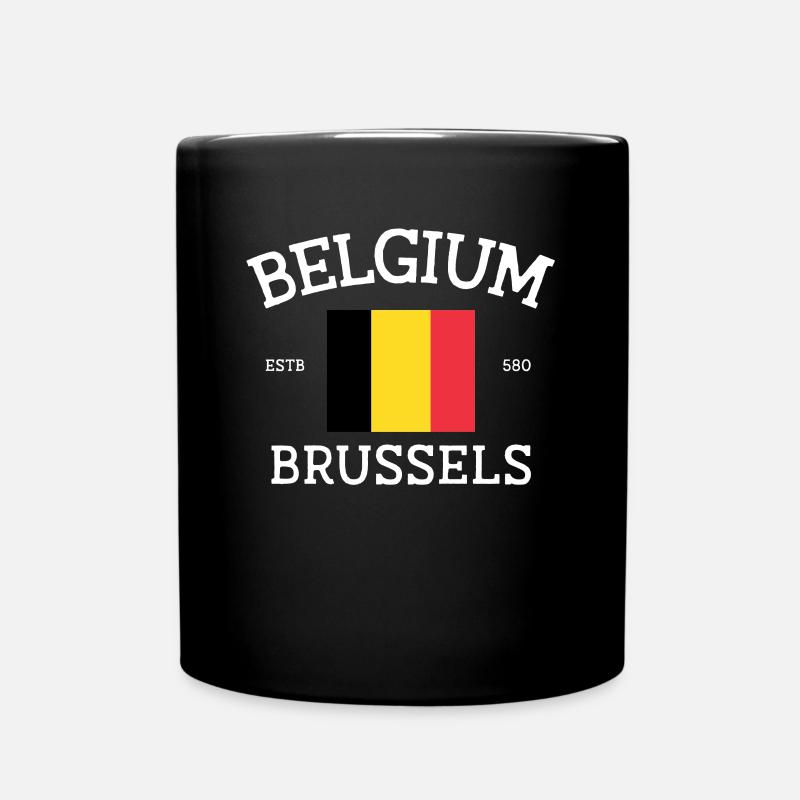 Belgium - Full Colour Mug - black