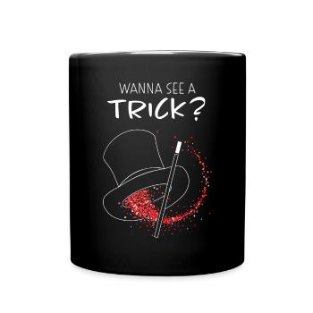 Stage Magician Magic Show Hobby Magician Magic - Full Colour Mug - black - Front
