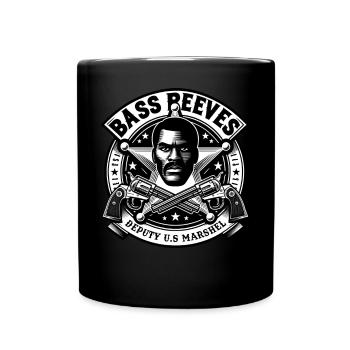 bass reeves deputy us marshal - Full Colour Mug - black - Front