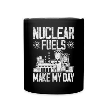 Nuclear Power Plant Nuclear Energy - Full Colour Mug - black - Front