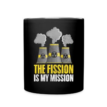 Nuclear Fuel Nuclear Power Plant - Full Colour Mug - black - Front
