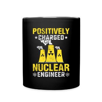 Nuclear Technology Nuclear Energy - Full Colour Mug - black - Front