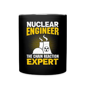 Nuclear power station - Full Colour Mug - black - Front