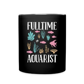 Aquarium - Mug uni - noir - Devant
