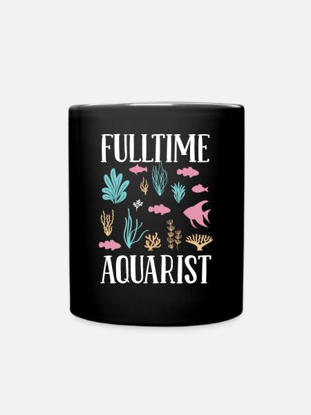 Aquarium - Tasse einfarbig - Schwarz