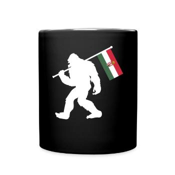 Ungarn - Tasse einfarbig - Schwarz - Vorne