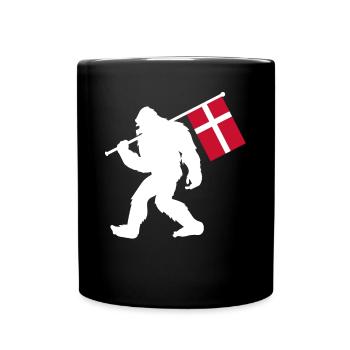 Bigfoot du Danemark - Mug uni - noir - Devant