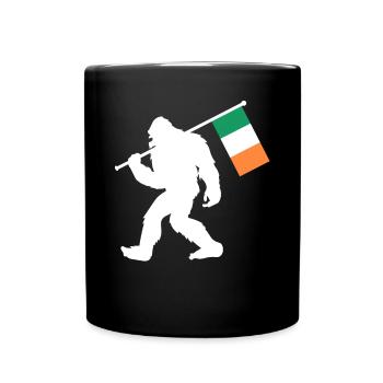 Ireland Bigfoot - Full Colour Mug - black - Front