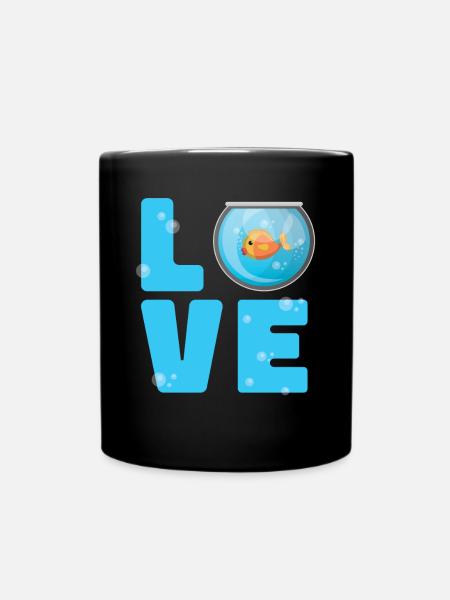 Aquarium - Tasse einfarbig - Schwarz