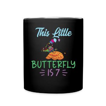 Butterfly Lover Gifts - Full Colour Mug - black - Front