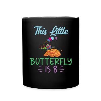 Butterfly Lover Gifts - Full Colour Mug - black - Front