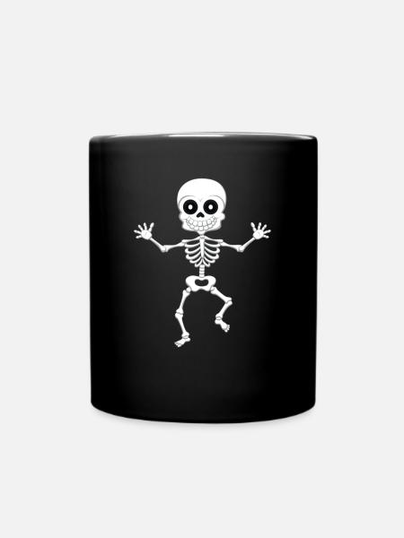 Un squelette drôle Halloween Costume squelettes - Mug uni - noir