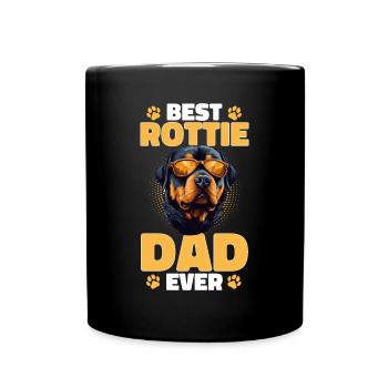 Rottweiler Rottie Dog Breed Pet Best Rottie Daddy - Tasse einfarbig - Schwarz - Vorne