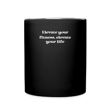 Fitness - Améliorez votre forme physique, améliorez votre vie - Mug uni - noir - Devant