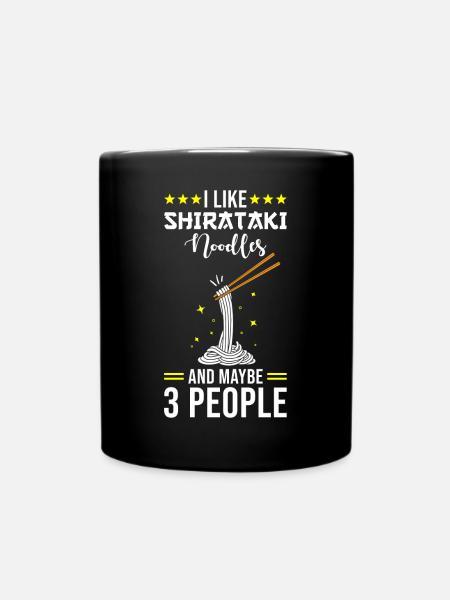 Shiritaki Nudeln - Tasse einfarbig - Schwarz