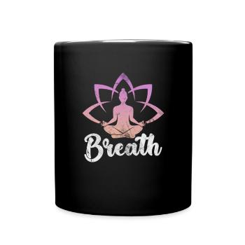 Meditation - Full Colour Mug - black - Front