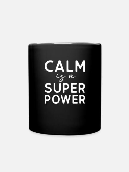 Meditation Meditieren Zen Yoga Geschenk - Tasse einfarbig - Schwarz