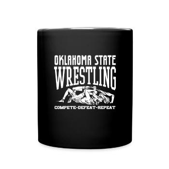 Wrestling Wrestler Fight Wrestling Ringer Gift - Full Colour Mug - black - Front
