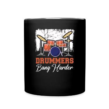Batteur dans un groupe | Batteur, Musicien - Mug uni - noir - Devant