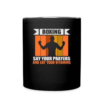 Boxer Martial Arts Boxing Trainer Boxing - Full Colour Mug - black - Front