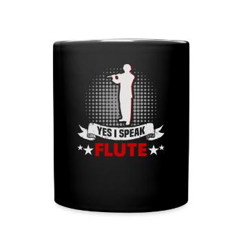 Flûtiste au Musikverein Flötist Musician - Mug uni - noir - Devant