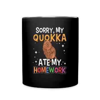 Quokka has eaten marsupial Australia - Full Colour Mug - black - Front