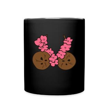 Soutien-gorge d’été noix de noix de - Mug uni - noir - Devant