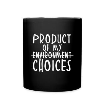 Produit de mes choix - Mug uni - noir - Devant