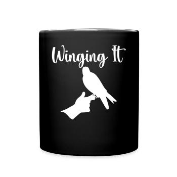 Wingman Bird Training Falconry Falconry Falconry Falconer - Full Colour Mug - black - Front